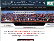 Tablet Screenshot of ohiocrosscountry.org